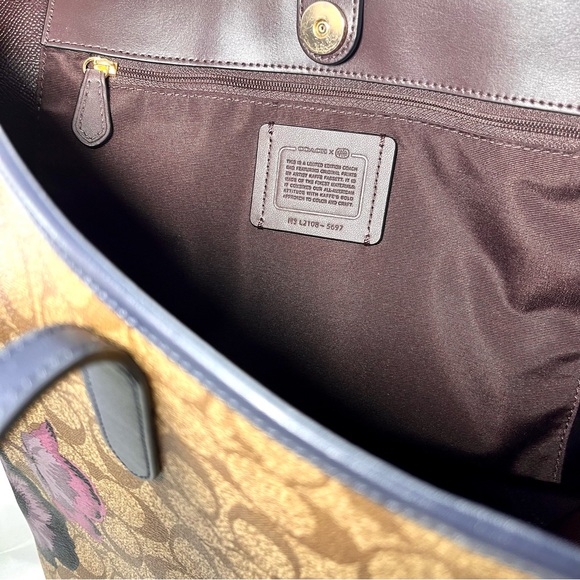 Coach City Tote Kaffe Fassett Print - Picture 9 of 9